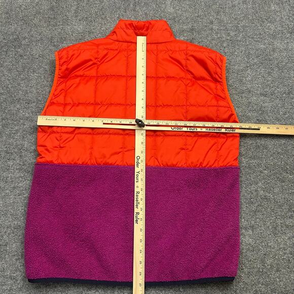 Cotopaxi Trico Hybrid Vest Women's size L Orange Purple Colorblock Full Zip - Picture 7 of 9